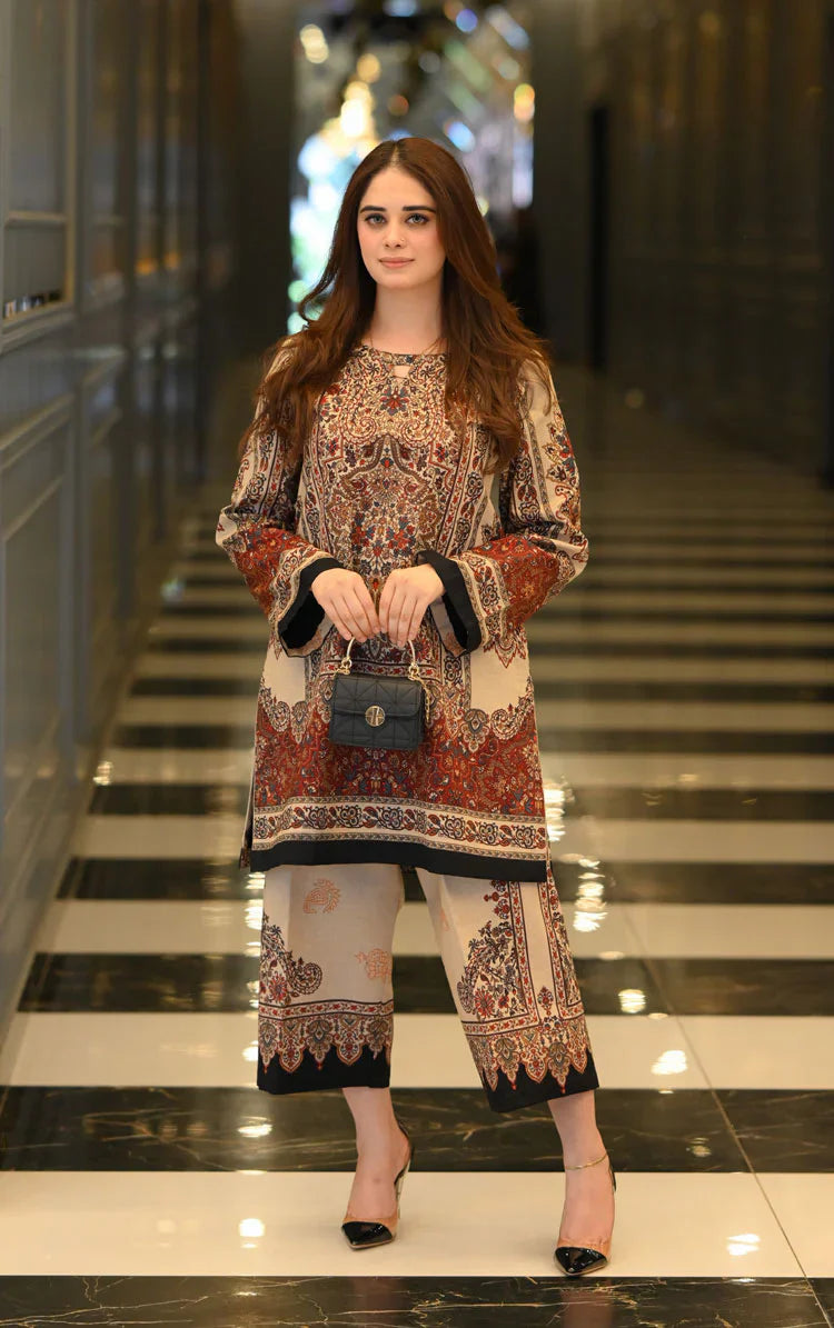 Elegant Printed Co-Ord Set for Women | Festive & Daily Wear Suit